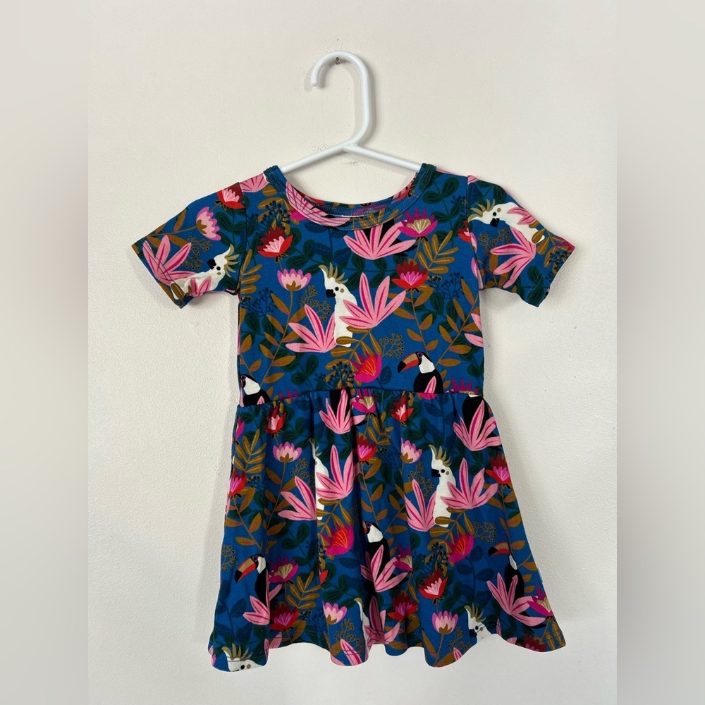 Little & Lively The Daphne Dress Paradise Floral 6-12 Months